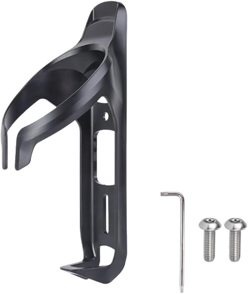 自転車 ボトルケージ airtag ロードバイク ドリンクホルダー 盗難防止 GPS 水筒ホルダー (ブラック)