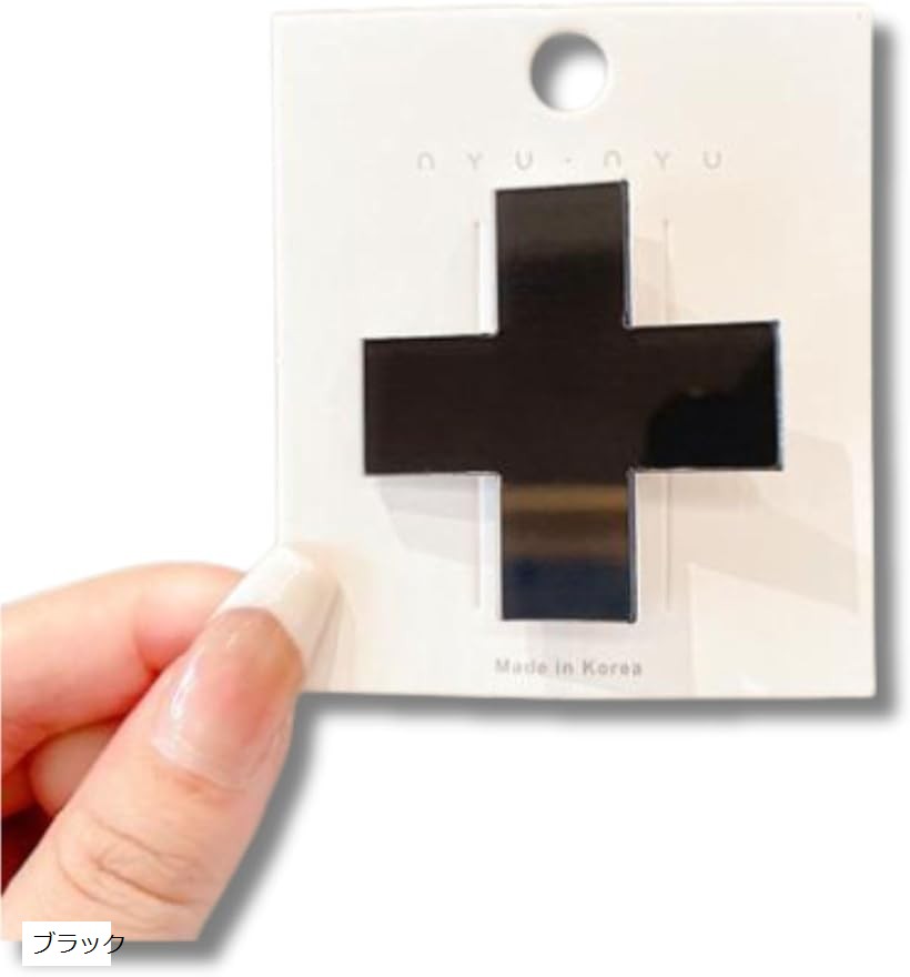 ばってん バッテン ヘアピン サブカル サブカル地雷 地雷系 サブカル系 量産型 (ブラック)