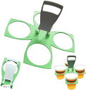 ドリンク カップ ホルダー コストコ 持ち歩き キャリア キャリー 4本(グリーン)