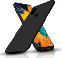 Galaxy A30 SCV43 ケース 柔軟性 TPU素材擦り傷防止 指紋防止 衝撃吸収 着脱簡単 カバー 全面保護 軽量 薄型 携帯便利ストラップホール付き(マットブラック, SDL-ICDS-023)