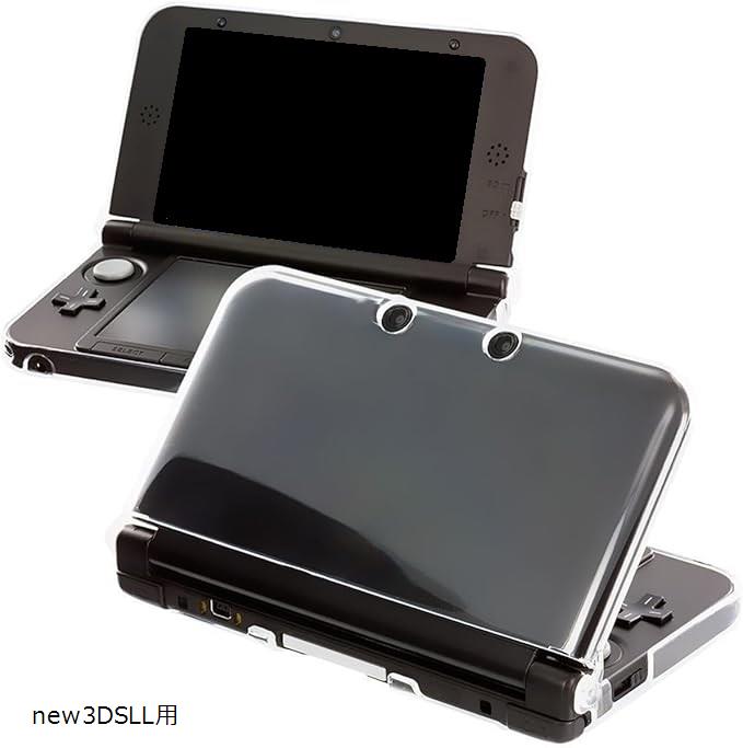 3DSLL用 new ケース 保護 カバー クリア ハードケース (クリア, new3DSLL用)