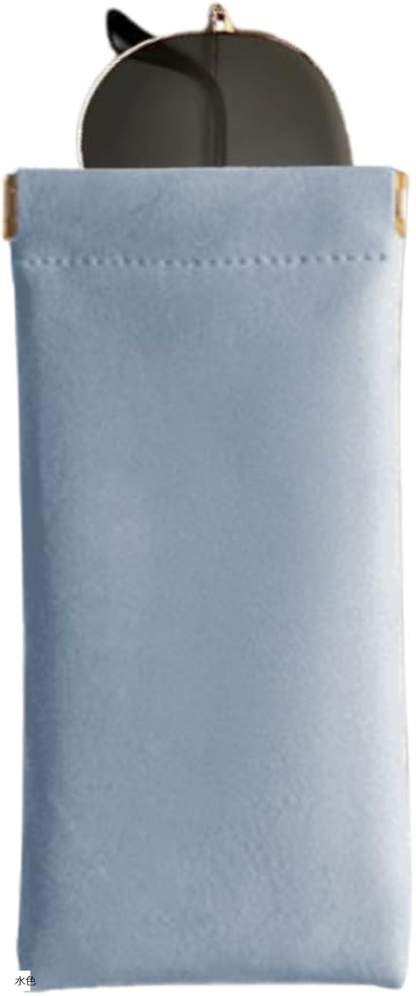 メガネケース 革眼鏡ケース 軽量 薄型 メガネ入れ スクイーズ トップメガネポーチ ポータブル眼鏡 バッ..