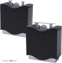 爪楊枝入れ 自動ディスペンサー つまようじホルダー 爪楊枝ケース(ブラック 2個セット)