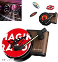 車 ディフューザー 芳香剤 吊り下げ カー用品 アロマディフューザー 本体+レコードセット(赤と黒, 本体+レコード3枚)