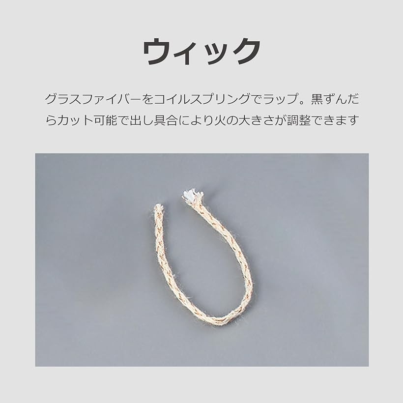 互換品 オイルライター メンテナンス 補修品 キット ZIPPO用 芯 ウィック 綿 部品 セット (ホワイト, レギュラー用)