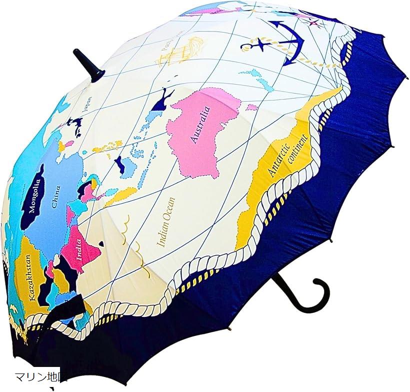 傘 レディース 長傘 桜骨 16本骨 雨傘 日傘 遮光 UVカット率 98％ UPF50+ 晴雨兼用 おしゃれ かわいい ..