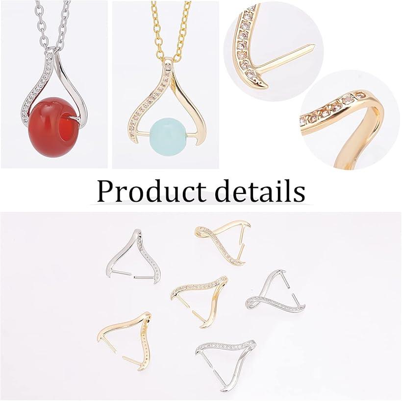 バチカン マーメード おびれ ペンダントパーツ 接続金具 ラインストーン付き ネックレス 留め具 チャーム アクセサリートップ 手芸用品 ジュエリー用 (ミックスカラー)