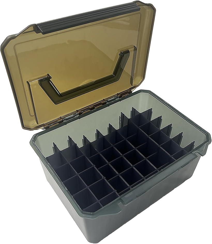 エギストッカー コンパクト 秋用 3号まで スクイッドストッカー 餌木 収納 エギケース (スモーク)