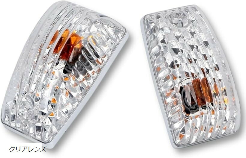 互換品 日野 プロフィア レンジャープロ デュトロ ドア サイドマーカー ランプ ウインカー ライト トラック 大型 トレーラー カスタムパーツ 汎用品 左右セット 灯火規制対応 社外品 (クリアレンズ)