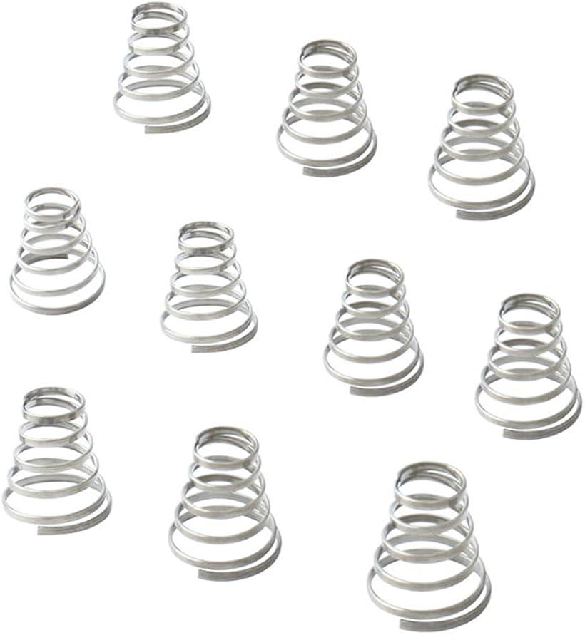 自転車 クイックリリース レバー バネ ハブ シャフト スプリング 弦巻ばね ステンレス 10個セット