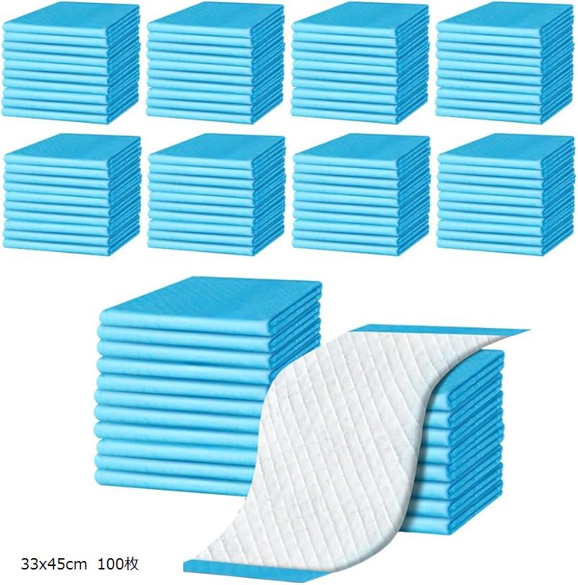 小鳥用シーツ 超吸収 抗菌 消臭 防水 インコ 文鳥 セキセイインコ ケージ用 (ブルー, 33x4 ...