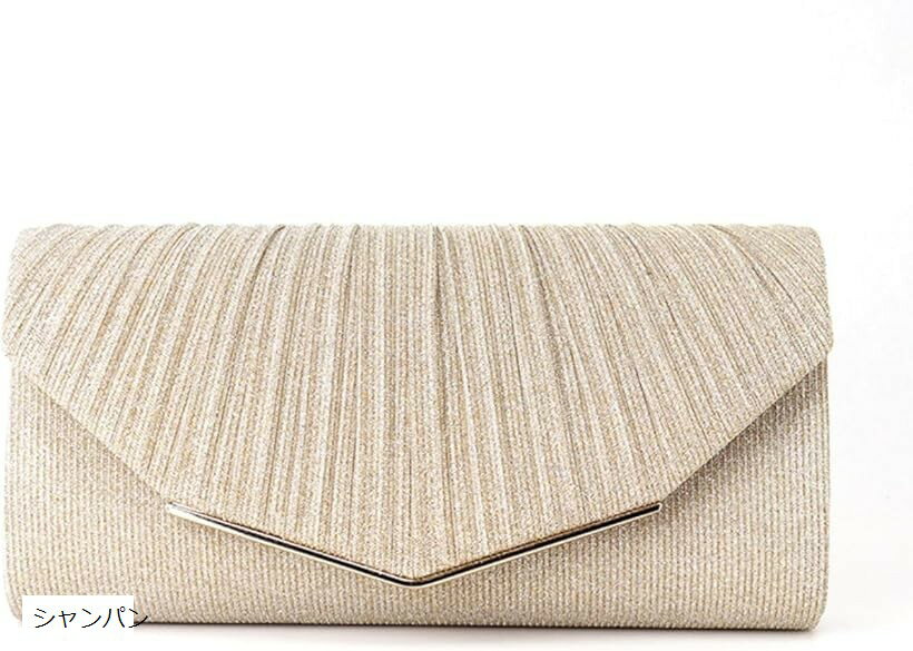 パーティー 結婚式 ハンド バッグ クラッチバッグ チェーン付き フォーマル 3WAY レトロ ショルダー レディース ミニ サブ 卒業式 二次会 宴会 披露宴 お呼ばれ (シャンパン)