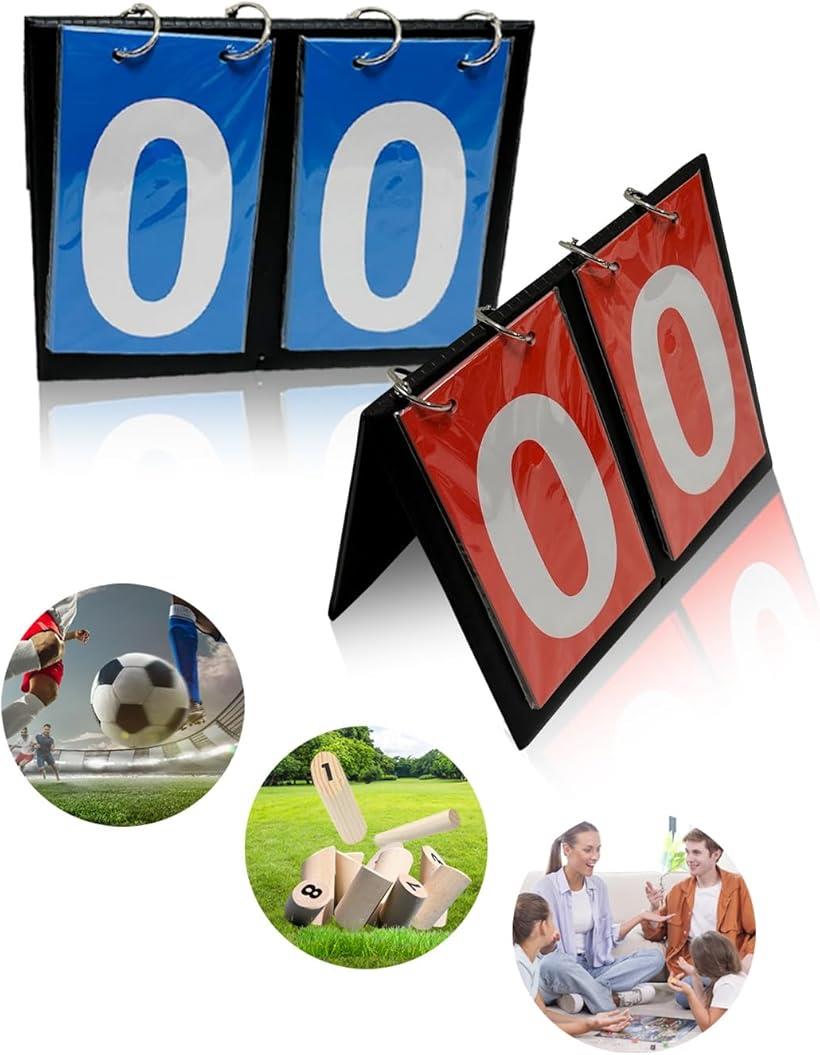 得点板 2桁 赤青セット スコアボード フリップスコアボード 得点ボード