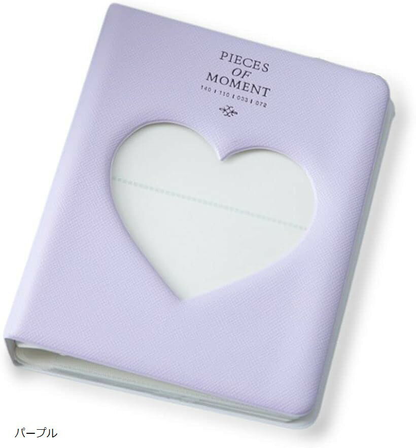 チェキ アルバム チェキ帳 instax mini evo ケース チェキ用 スリーブ (パープル, ワンサイズ)