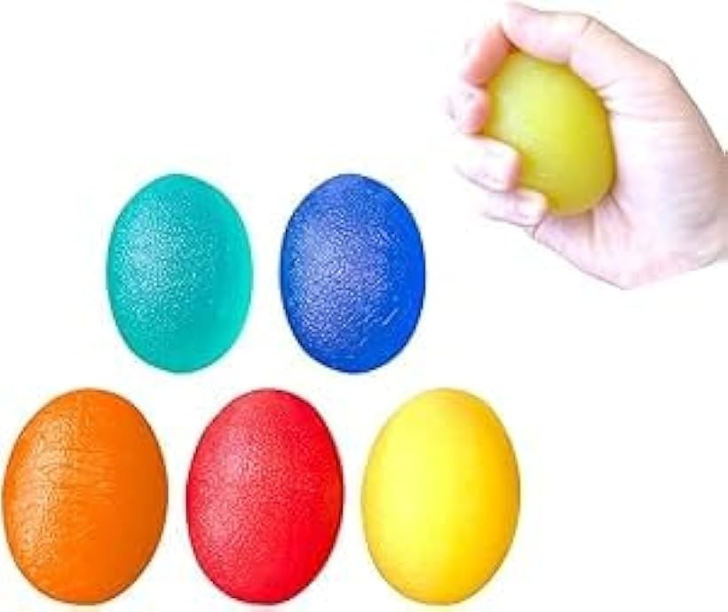 ストレスボール 握力 ハンドトスボール スタイリーボール 握力を鍛える道具 グッズトレーニング (カラ..