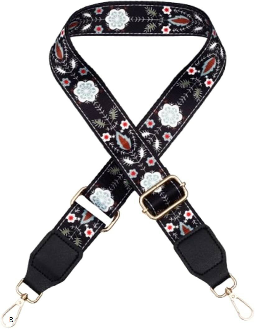レッドレイ ショルダーストラップ ショルダーベルト バッグ バッグ用 交換用 持ち手 取っ手 修理 付け替え 調節可能 (B, 80 cmから130 cmまで調整可能)