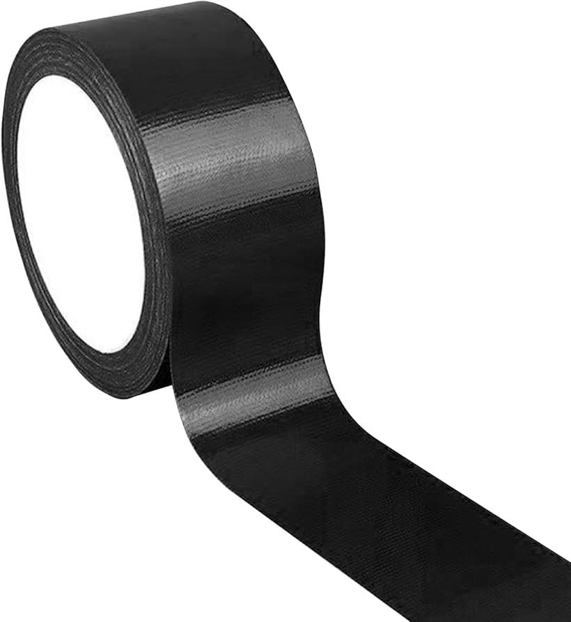 テント補修テープ 10cmx10m 超強力・防水仕様 アウトドア 簡単貼付け 修理テープ (ブラック)
