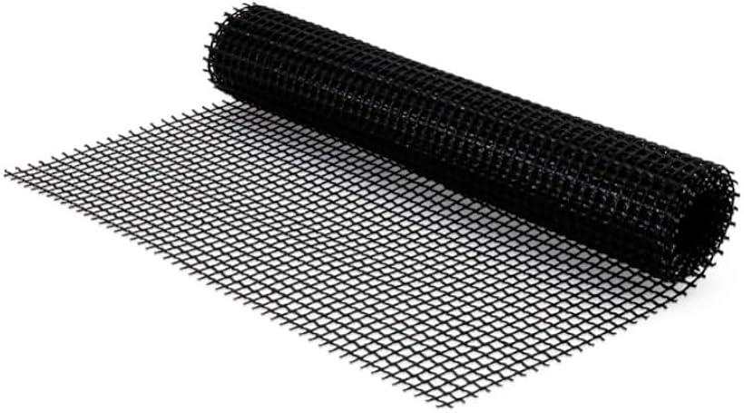 お得な柵ネット 40cmx3m 黒 軽量プラスチック製 転落防止・防鳥防獣に。畑・ベランダ用簡易フェンス バ..