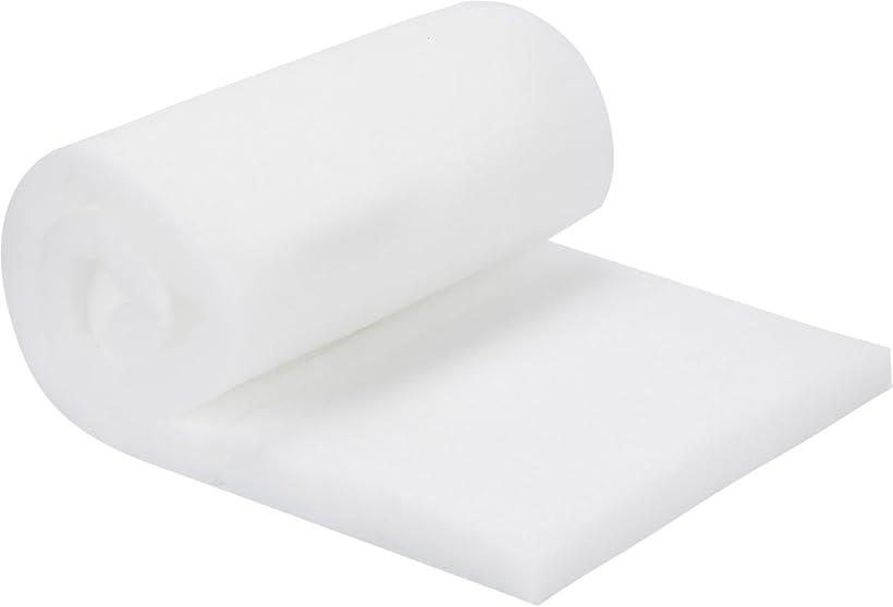 水槽 ろ過綿 30x100cm 120g フィルター カット自由 ウールマット 淡水・海水両用 ろ材 水槽フィルター用マット ろ過シート アクアリウム 熱帯魚 メダカ 金魚に最適(ホワイト)