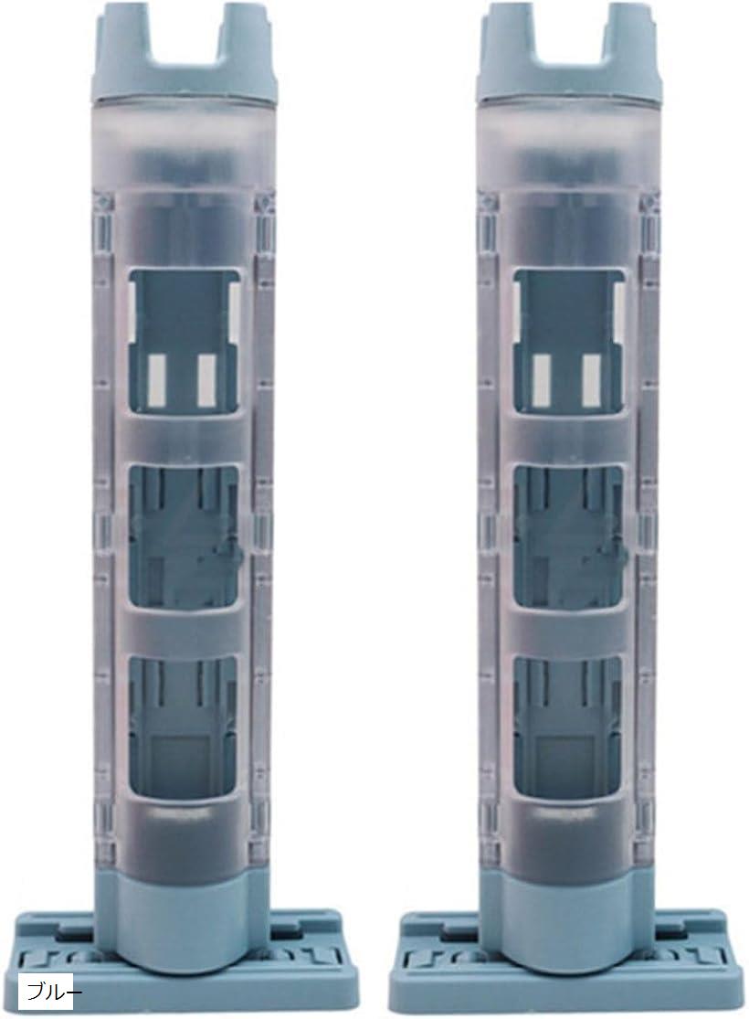 互換 ロッド ホルダー スタンド 2個 セット メイホウ ダイワ クーラー ボックス 釣り 竿 立て (ブルー, 小型)