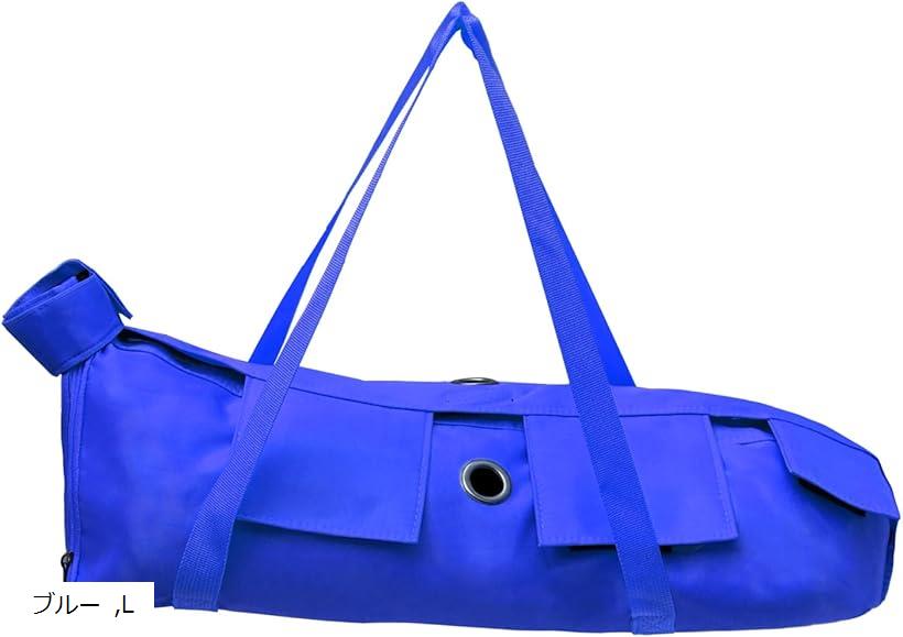 グルーミングハンモック 猫 爪切り 投薬 歯ブラシ 点眼 補助具 (ブルー, L)