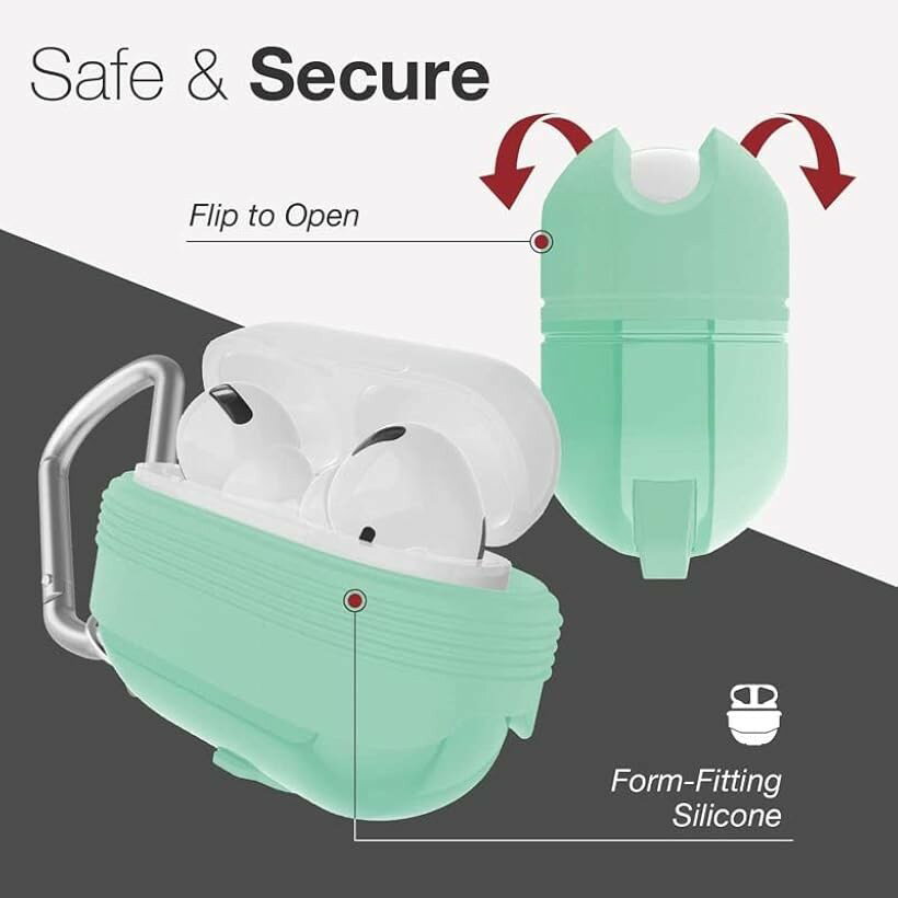 X-Doria AirPods Pro �б� ������ DEFENSE JOURNEY �����ݸ� �磻��쥹���㡼���б� ����ӥ��դ� TPU ���ꥳ�� (�ߥ��.)