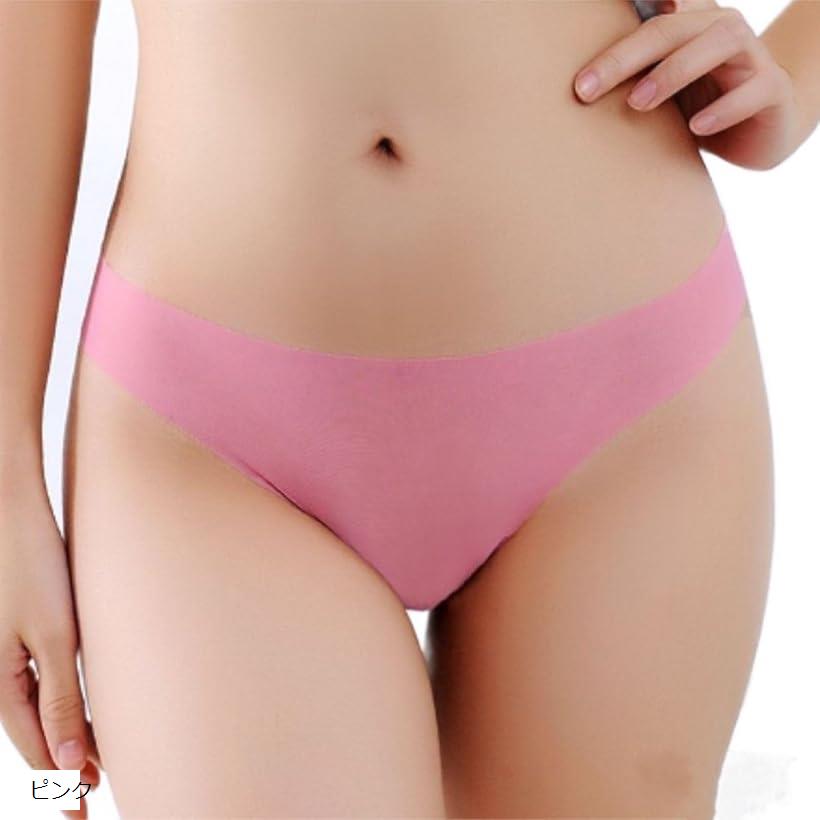 3枚 セット パンツ レディース 下着 セクシー シームレス シースルー 女性 インナー 響かない  ...