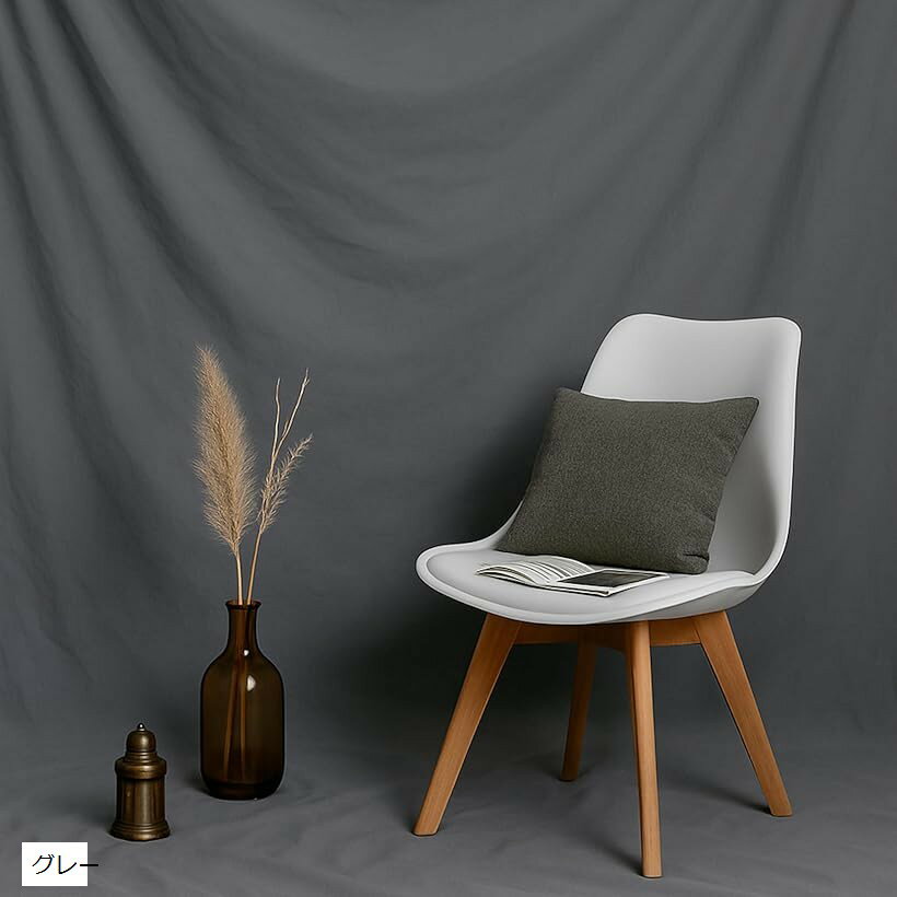 背景布 大型 無地 バックスクリーン 撮影用 写真撮影 スタジオ 装飾 折り畳み 多用途 洗濯可能 (グレー, 2mx3m)