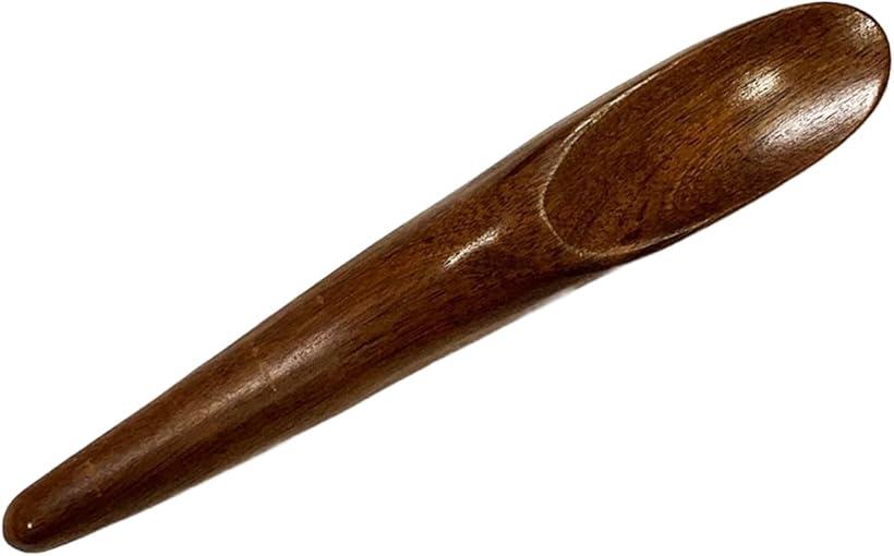 かっさ棒WAGOCORO 天然木 指圧棒 ツボ押し カッサ リンパ マッサージ (ブラウン)