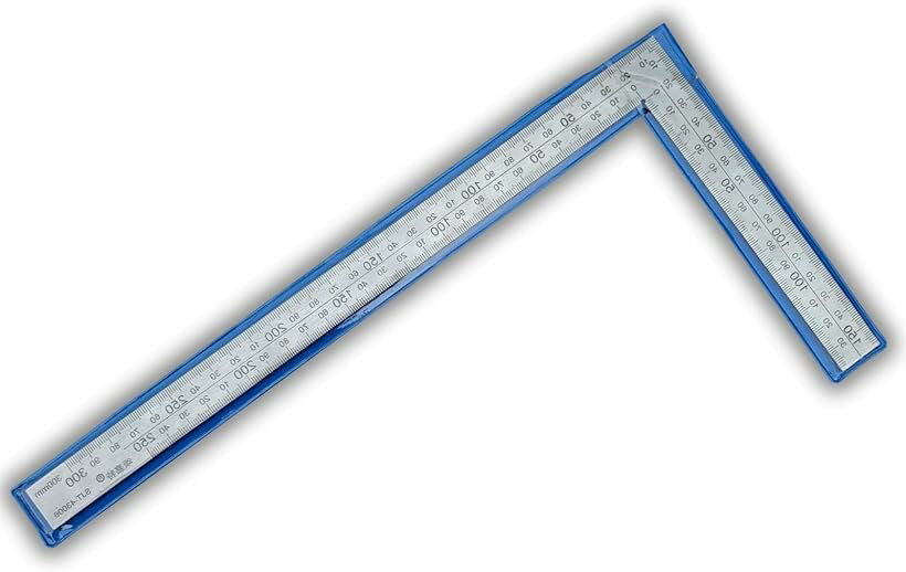 差金 差し金 スコヤ ステンレス 30cm 15cm 曲尺 曲げ尺 両面目盛り L字定規 直角 DIY 木工 大工用 1本