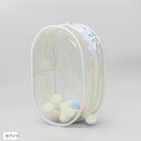 ぬいぐるみ ポーチ 透明 収納バッグ 人形入れ 痛バック 推し活グッズ 見せバッグ (ホワイト)