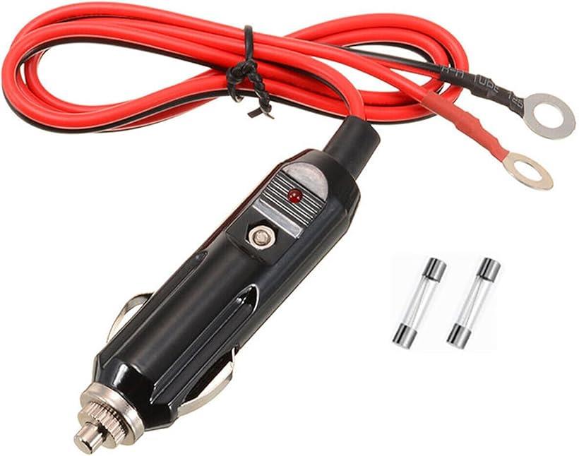 シガーライター シガーソケットから電源取り出す 延長ケーブル 12V 24V シガープラグ インバーター 車 ..