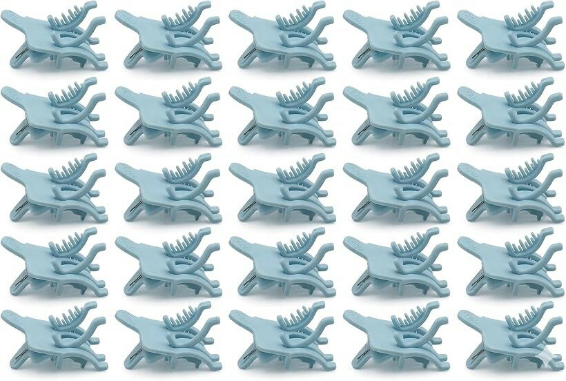 ヘアパーマ ロット メンズ セルフカット ダウンパーマ セルフパーマ用クリップ ヘアカーラーローラー 20個 (2.8cm, 2.8cm)