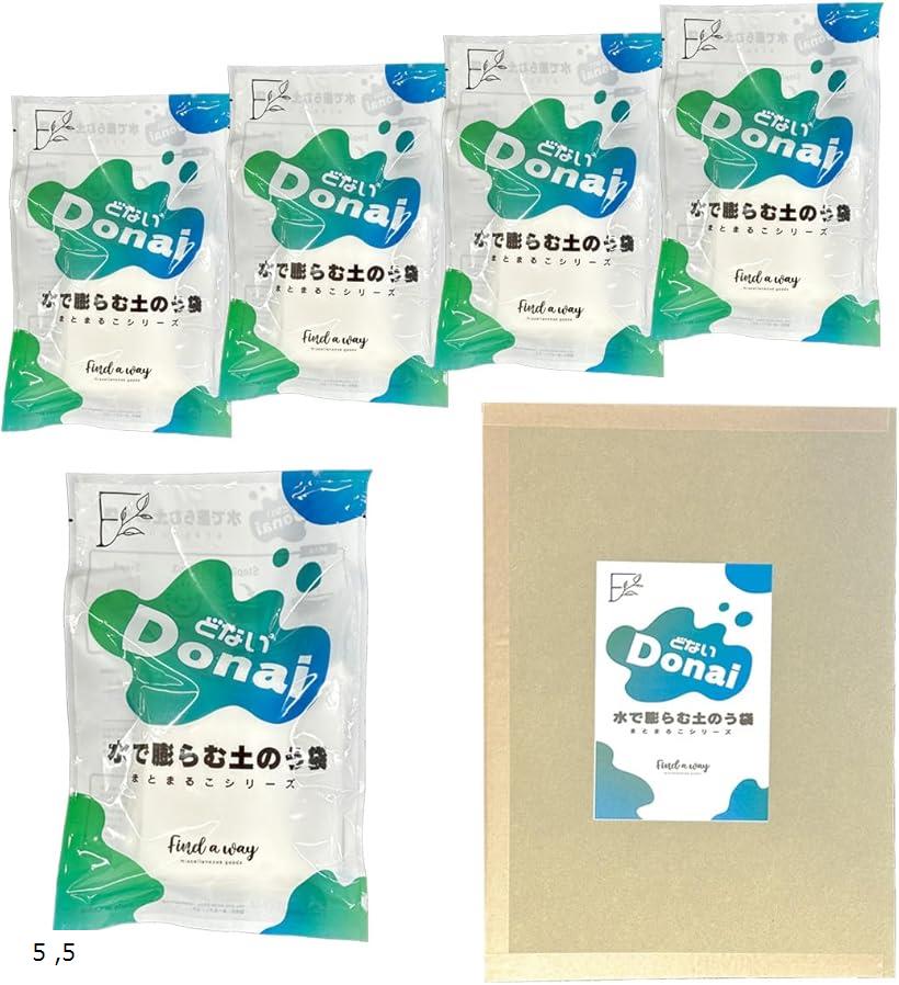 miscellaneous goods 水で膨らむ 吸水性 土のう袋 Donai 吸水土嚢 吸水ポリマー 土砂不要 防災グッズ 緊急用 台風対策 豪雨対策 (ホワイト, 5個)