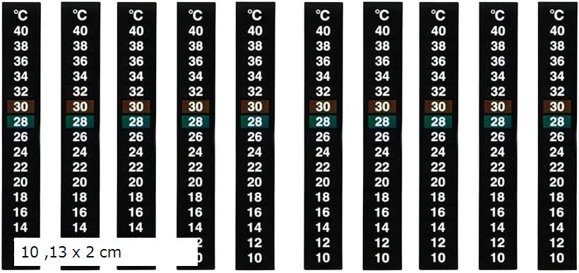 マガジン 温度 管理 シール 車内 水槽 バッテリー 充電 ラジエーター サバゲ (ブラック, 13 x 2 cm)