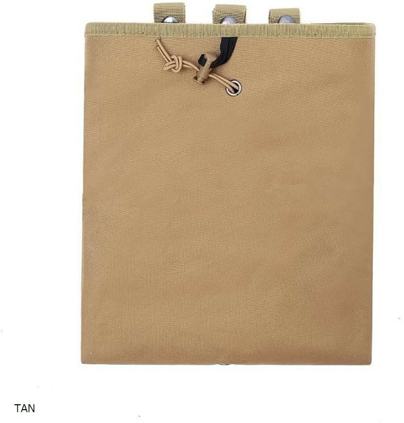 ダンプポーチ 自衛隊 弾帯 腰袋 サバゲー タクティカル ベルト 作業用 キャンプ 釣り 登山 (TAN)