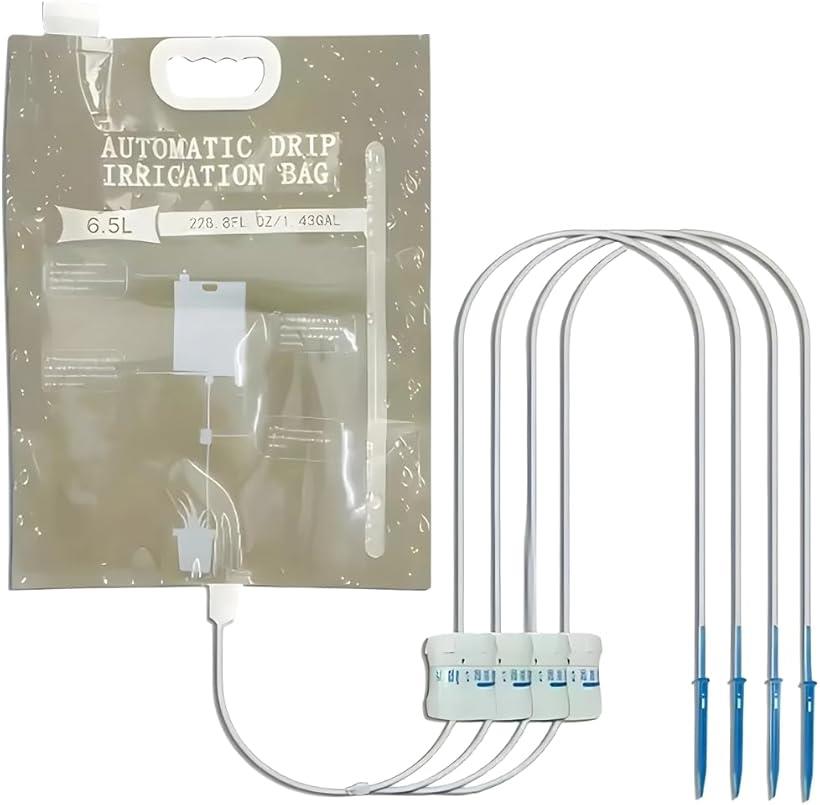 自動水やり機 自動給水器 植物 わが家の水やり執事 長期留守 点滴 給水キャップ ウォーターバッグ 留守..