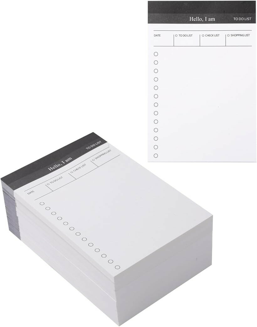 ToDo todoリスト スケジュール帳 タスク管理 時間管理 ノート メモ帳 10冊セット (やる事リスト)