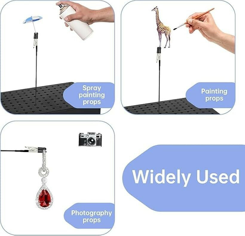 プラモデル用 ペインティングスタンド クリップ10本付き 塗装用