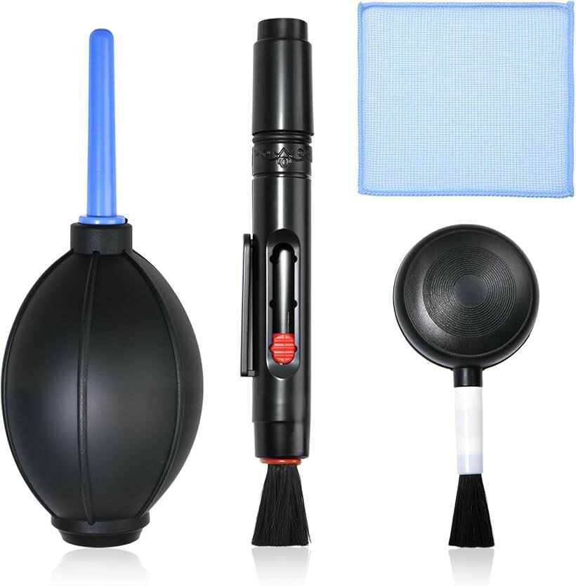 4点セット カメラクリーニングキット 手動ゴムバルブ 清掃ブラシ フィルターレンズ用 カメラメンテナン..