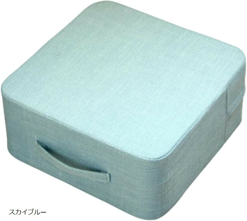 トランポリン クッション 静音 室内用 エクササイズ ダイエット 家庭用 (スカイブルー, 100cm x 100cm ..