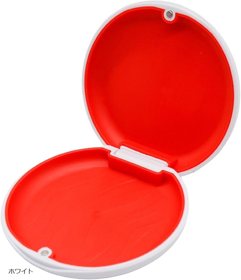 マウスピースケース 入れ歯ケース リテーナーケース (ホワイト)