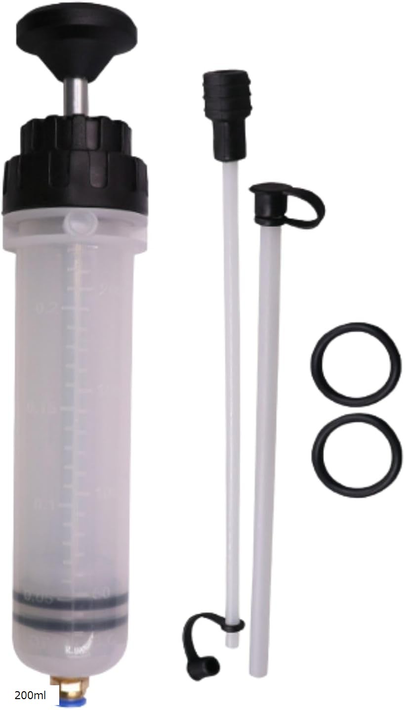 オイルポンプ 手動 オイル交換 車 エンジンオイル サクションポンプ (200ml)