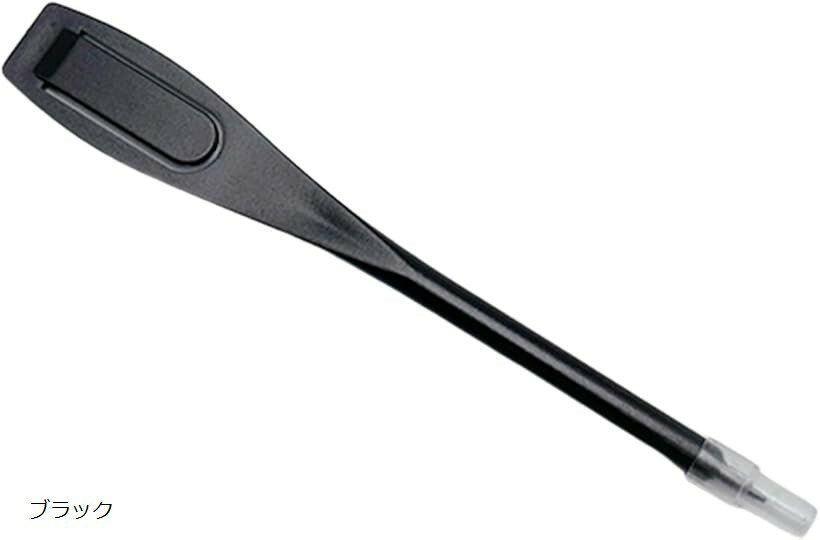 クリップペンシル 30本セット 2B鉛筆 使い捨て 携帯用 (ブラック)