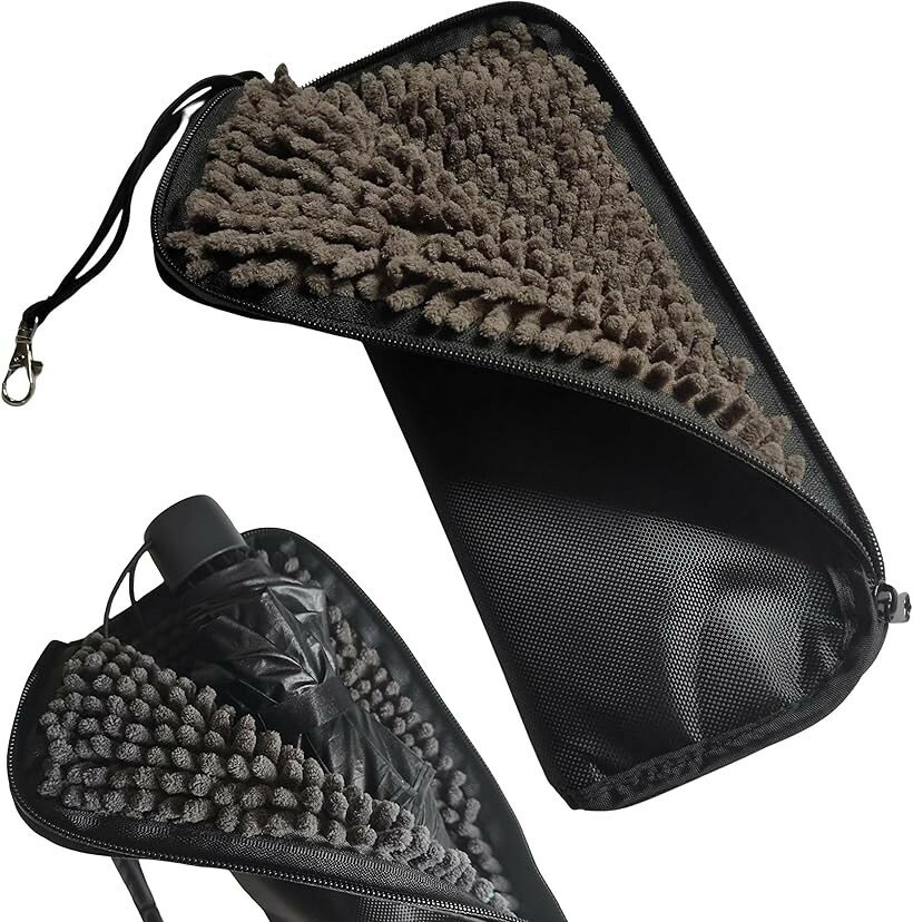 商品コード2bujyqtk8p商品名折りたたみ傘ホルダー 車 バッグ用 吸水傘カバー 吊り下げ収納ケース マイクロファイバー素材ブランドEast Leafカラーブラックサイズ等28x12cm車でもバッグでも使える2WAY仕様 濡れた折りたた...