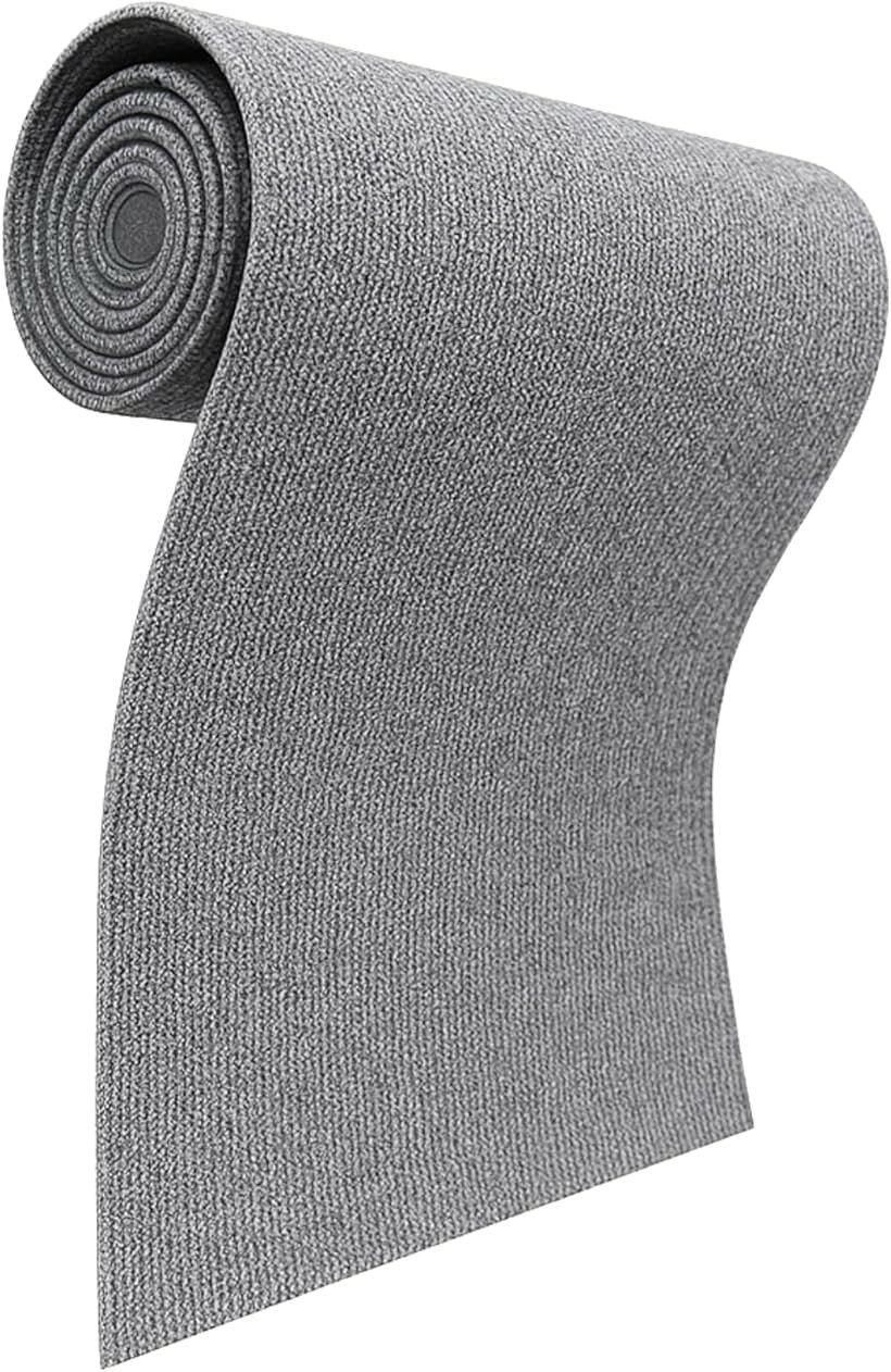 爪とぎ防止シート 猫 30x100cmフリーカット 強力粘着 貼って剥がせる 大判 (ライトグレー, 1個)