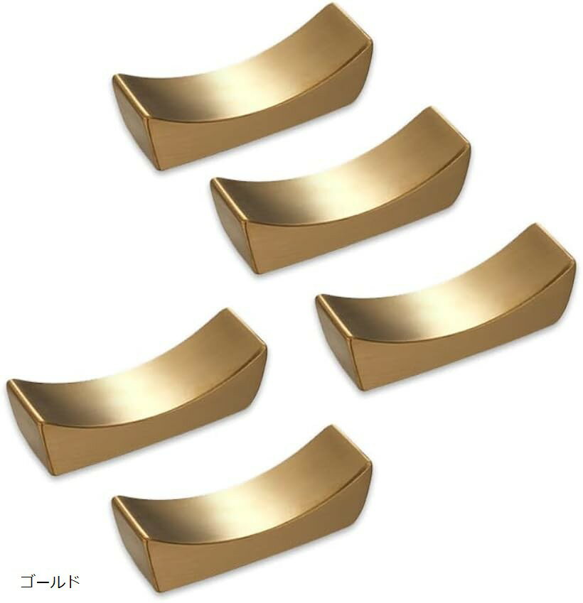 箸置き ステンレス製 シンプル デザイン カトラリーレスト 5個セット (ゴールド)