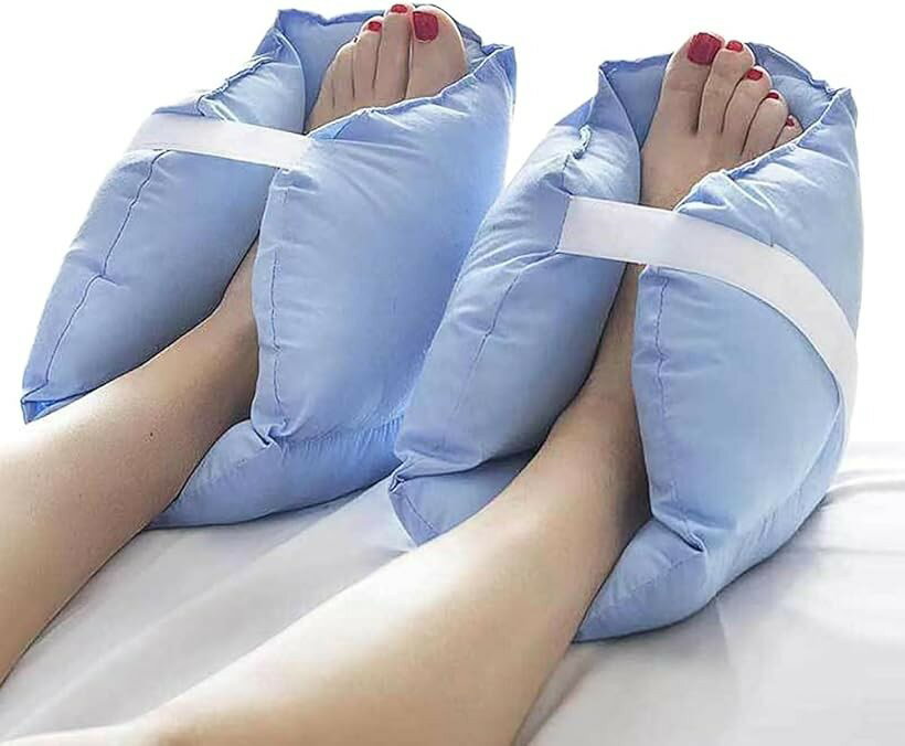 かかとサポーター 床ずれ防止 クッション 介護用品 テープ式 洗濯可能 左右セット 軽量 フリーサイズ ..