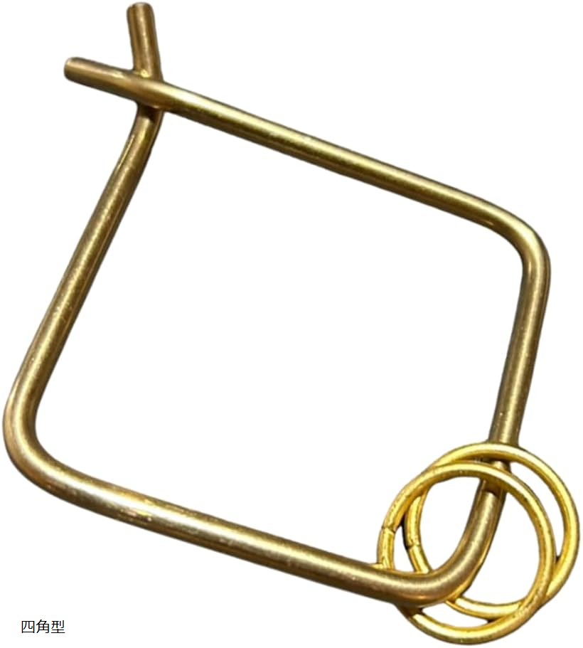 VJBUSSAN CO． LTD TOggleFactory 真鍮製 カラビナ おしゃれ 丸型 キーホルダー メンズ レディース ベ..