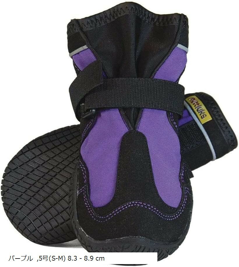 スノーマッシャーズ 犬 靴 冬用 脱げない 履かせやすい 雪や冷えから足を保護 防寒 雪遊び 1足 2個入り..